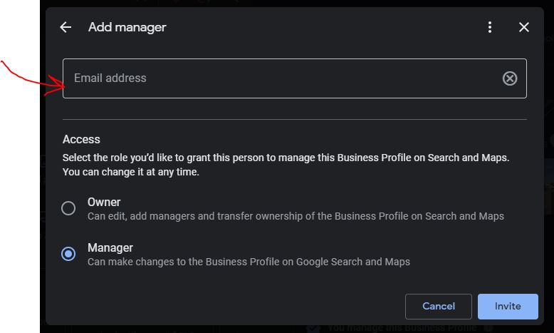 Step 7 - Giving your SEO Agency access to your Google Business Profile (GBP)